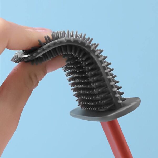 Silicone bendable toilet brush - Image 2