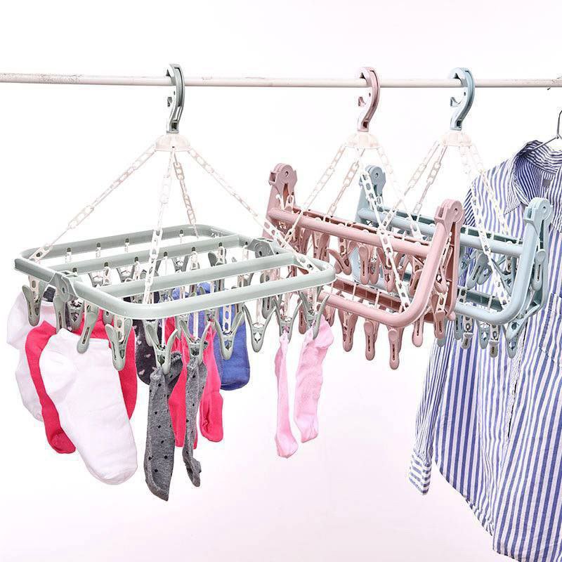 PANT, SOCKS, AND BRA HANGER WITH PEGS (32PEGS)