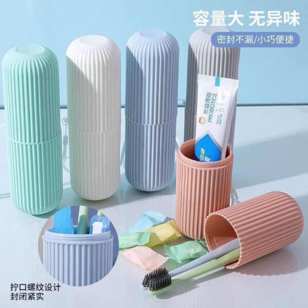 TRAVELLING TOOTHPASTE AND BRUSH HOLDER - Image 2