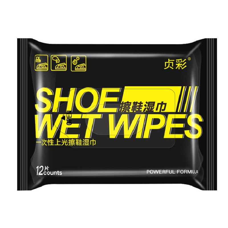 12count wet shoe wipes
