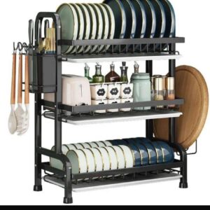3 Layers stainless plate rack