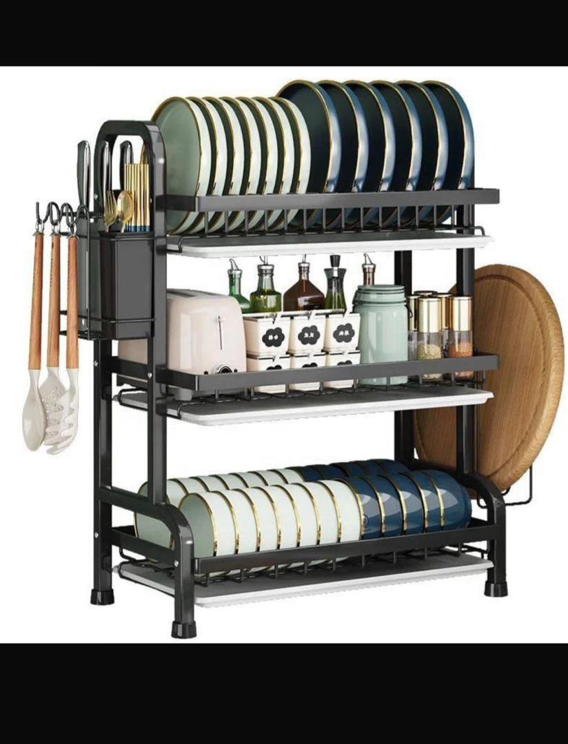 3 Layers stainless plate rack
