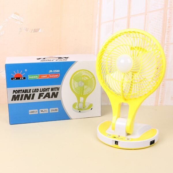 Portable mini/table fan with led light - Image 4