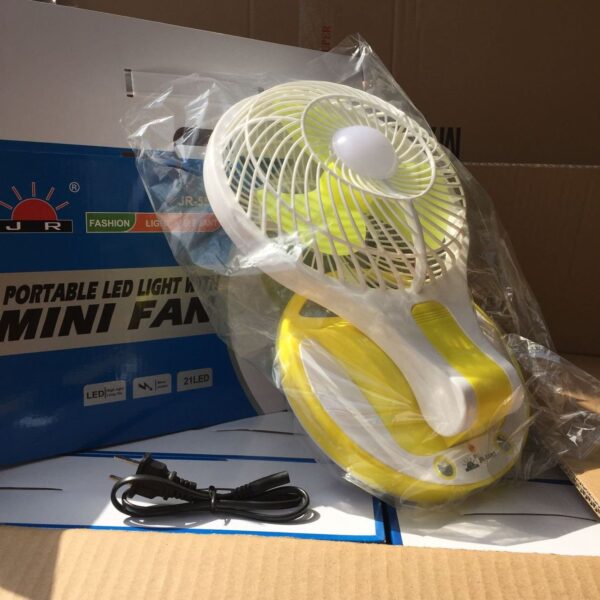 Portable mini/table fan with led light - Image 3