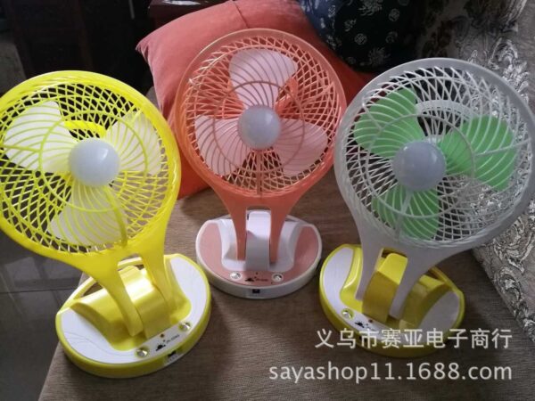 Portable mini/table fan with led light - Image 2