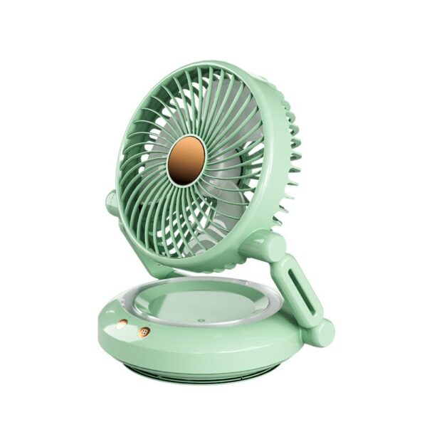 Portable rechargeable foldable fan