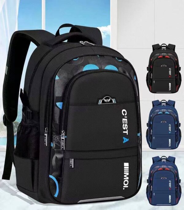 BIG SIZE QUALITY THICK  C’EST SCHOOL BAG ••BIG SIZE  49CM - Image 2