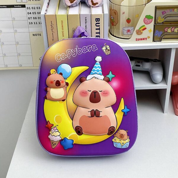 CAPYBARA QUALITY BEGINNER SHELL CHARACTER SCHOOL BAG/BACKPACK (SUITABLE FOR SCHOOL BEGINNERS AGE) AVAILABLE IN 6 DIFFERENT CHARACTERS - Image 6