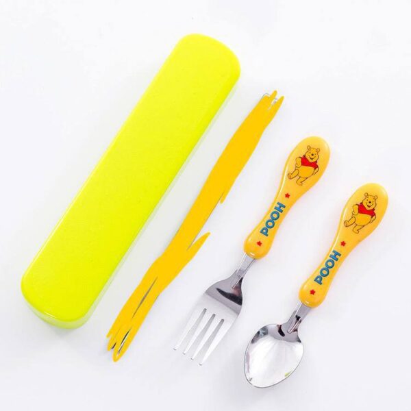 KIDS CUTLERY SPOON AND FORK WITH CASE DESIGN ONLY - Image 5