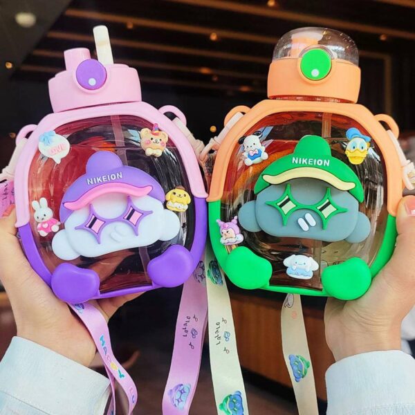 1300ML NIKEION CHARACTER WATER BOTTLE WITH STRAW… - Image 7