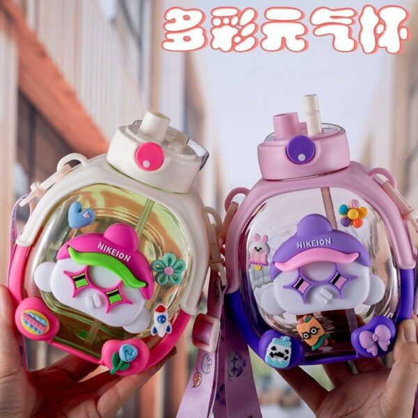 1300ML NIKEION CHARACTER WATER BOTTLE WITH STRAW… - Image 5