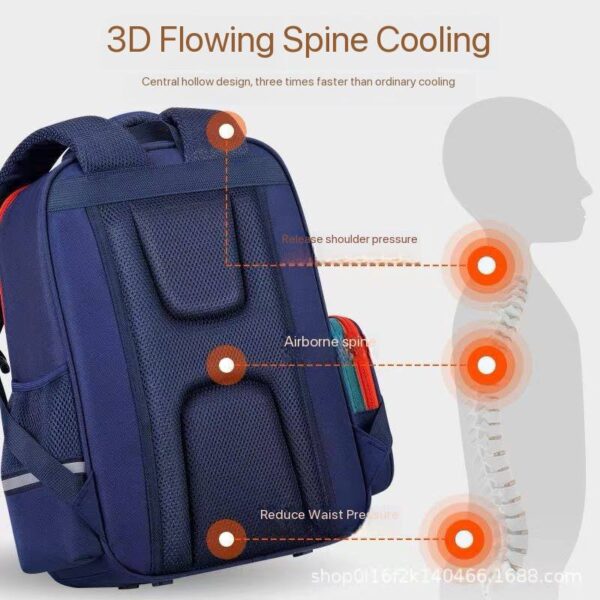 LARGE CAPACITY QUALITY STRONG BRITISH STYLE SCHOOL BACKPACK...BIG SIZE 41CM - Image 3