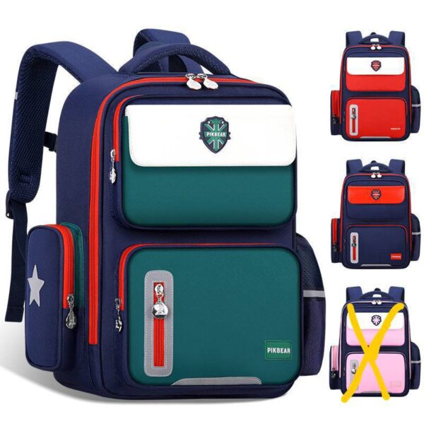 LARGE CAPACITY QUALITY STRONG BRITISH STYLE SCHOOL BACKPACK...BIG SIZE 41CM - Image 5