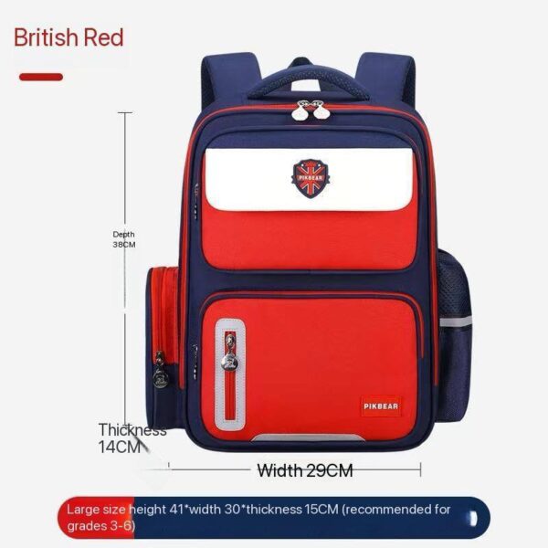 LARGE CAPACITY QUALITY STRONG BRITISH STYLE SCHOOL BACKPACK...BIG SIZE 41CM - Image 2